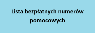 Lista bezpłatnych numerów pomocowych