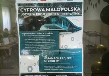 Szkolenia cyfrowe w Gminie Grybów.