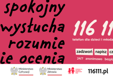 Kampania Ministerstwa Cyfryzacji „Jest ktoś taki jak 116 111”